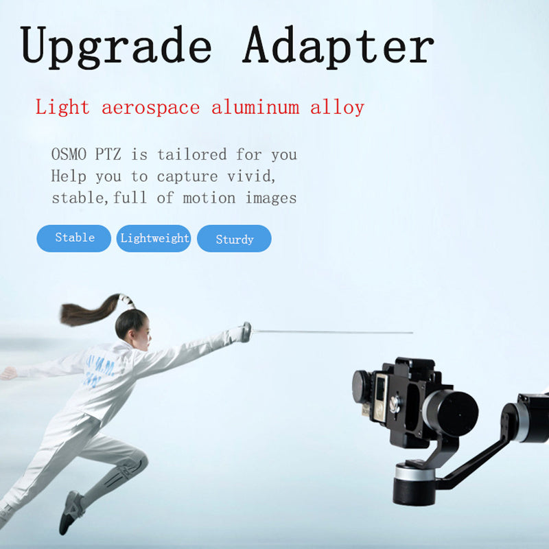 Mount Plate Adapter Switch Mount Plate for GoPro Xiaoyi SJCAM Sports Cameras Handheld Gimbal