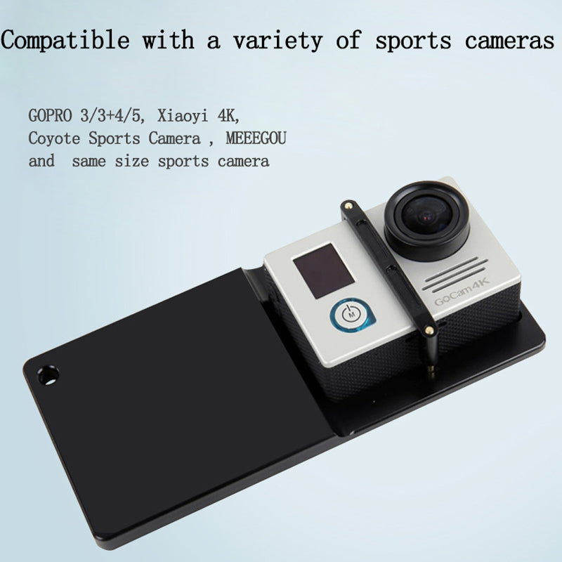 Mount Plate Adapter Switch Mount Plate for GoPro Xiaoyi SJCAM Sports Cameras Handheld Gimbal