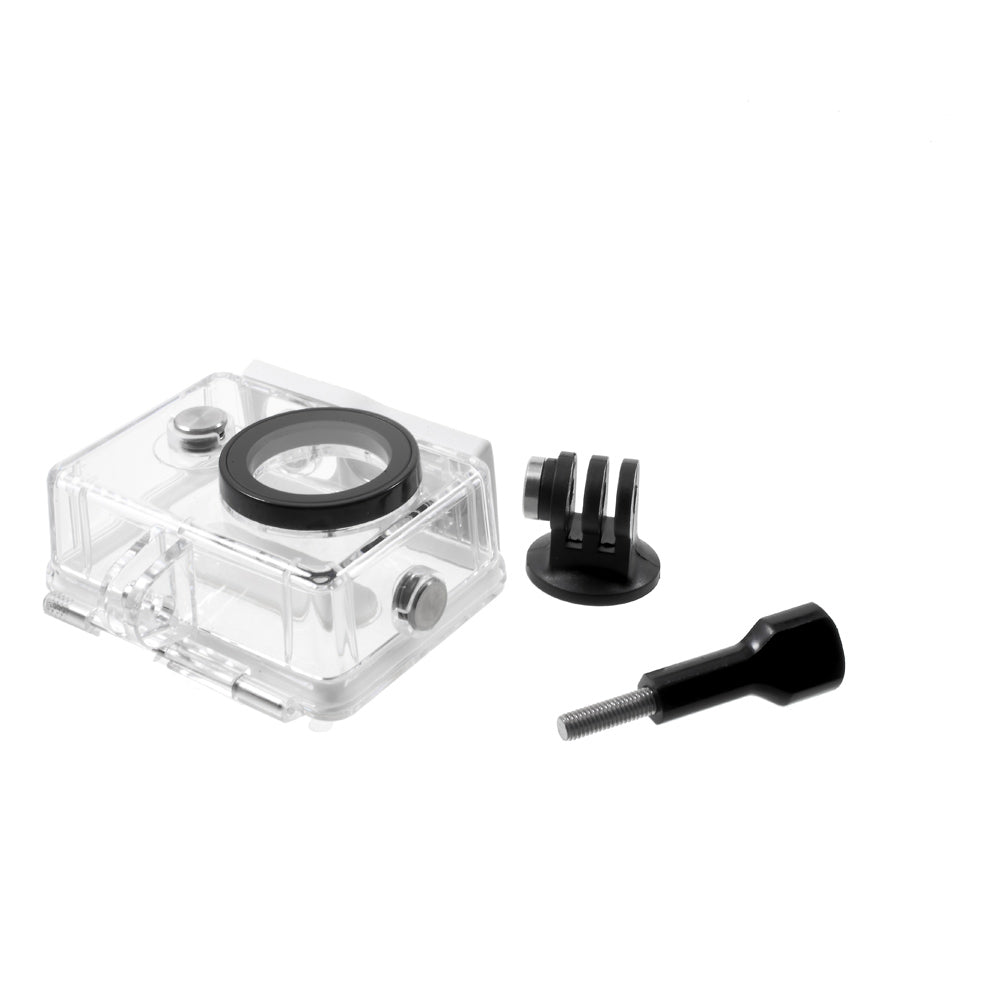 Waterproof Plastic Housing Case for Xiaoyi Action Camera - White