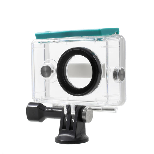 Waterproof Plastic Housing Shell Case for Xiaoyi Action Camera - Green