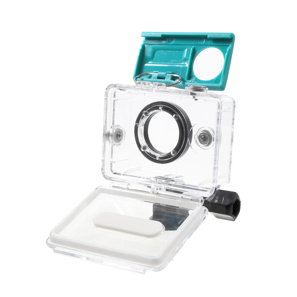 Waterproof Plastic Housing Shell Case for Xiaoyi Action Camera - Green