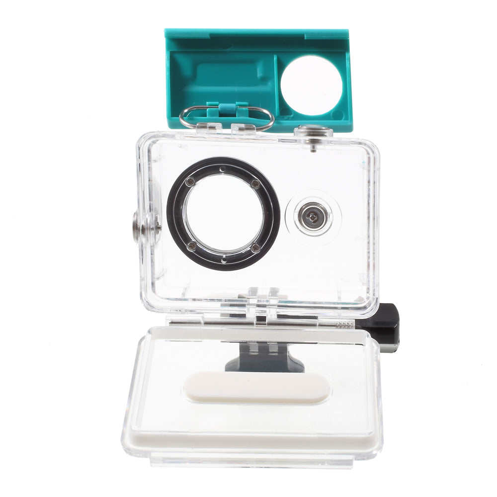 Waterproof Plastic Housing Shell Case for Xiaoyi Action Camera - Green
