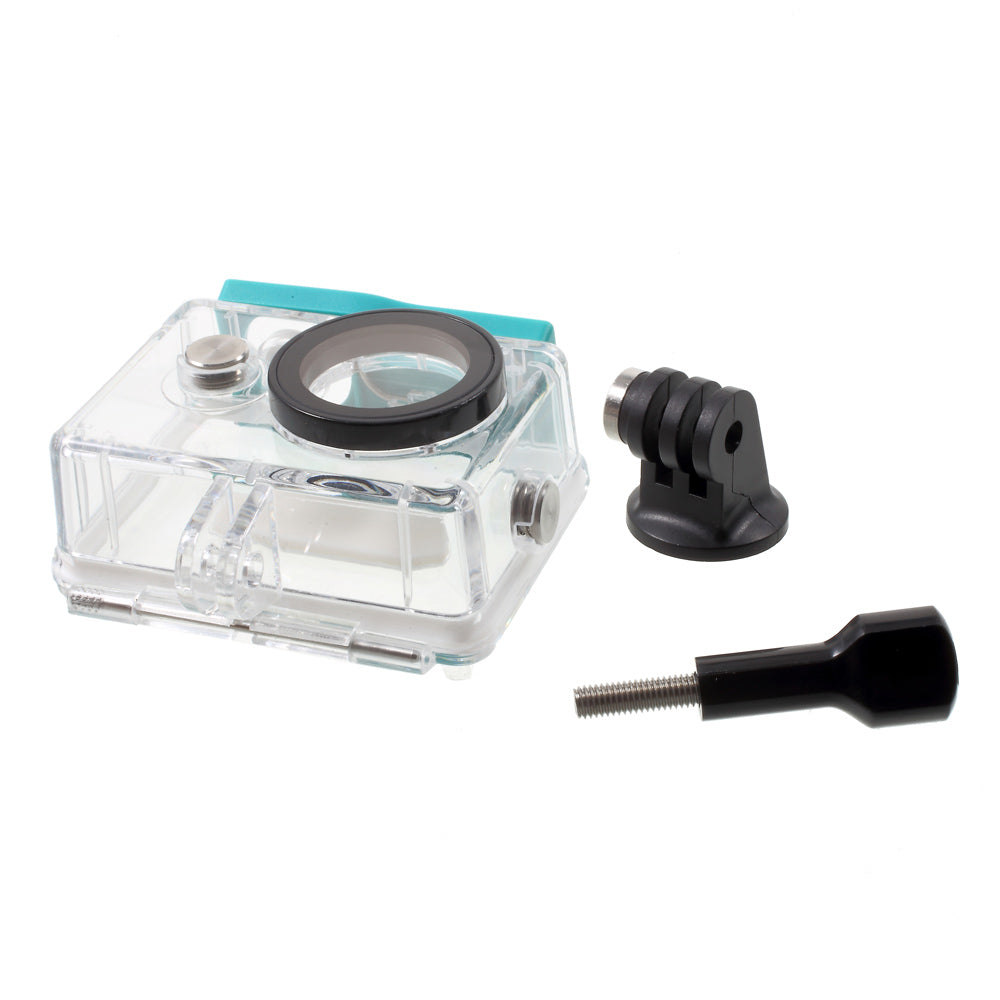 Waterproof Plastic Housing Shell Case for Xiaoyi Action Camera - Green