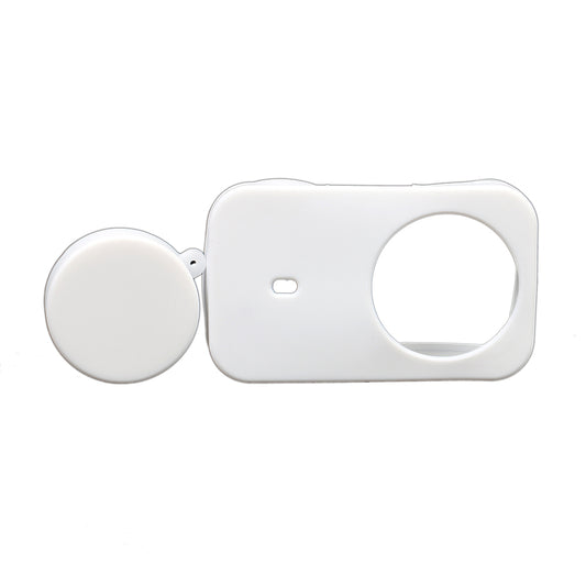 XIAOMI MIJIA Protective Silicone Housing Cover for Xiaomi Mijia Mini 4K Action Camera + Lens Cap Protective Case - White