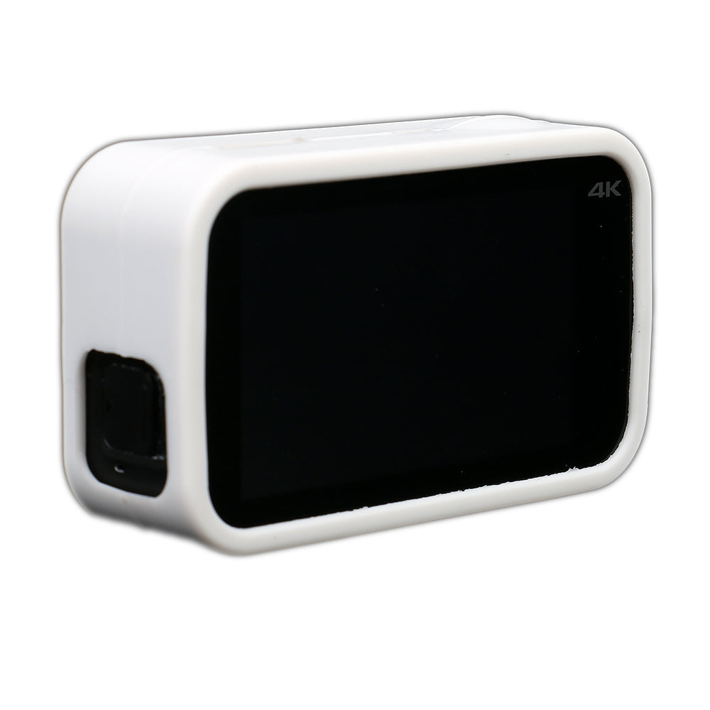 XIAOMI MIJIA Protective Silicone Housing Cover for Xiaomi Mijia Mini 4K Action Camera + Lens Cap Protective Case - White