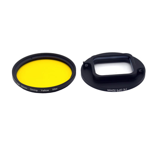 Professional 52mm Diving Color Filter Lens for GoPro Hero6 / Hero5 - Yellow