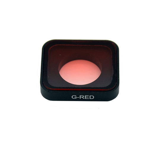 Graduated Color Camera Filter Lens Cap Protector for GoPro Hero 6/5 - Red Filter