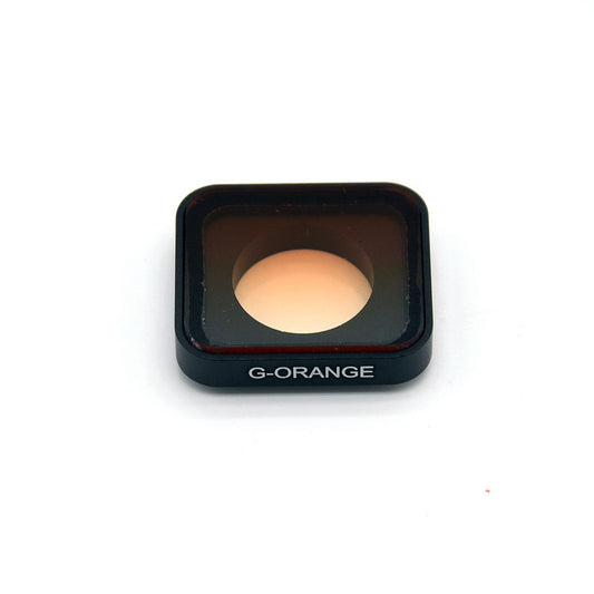 Graduated Color Camera Filter Lens Protective Case for GoPro Hero 6/5 - Orange Filter