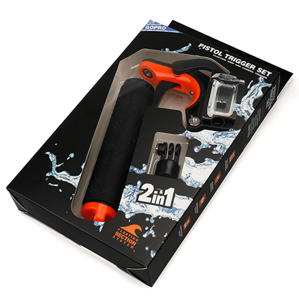 AT719 Pistol Shutter Trigger Stick Hand Grip for GoPro Hero 5