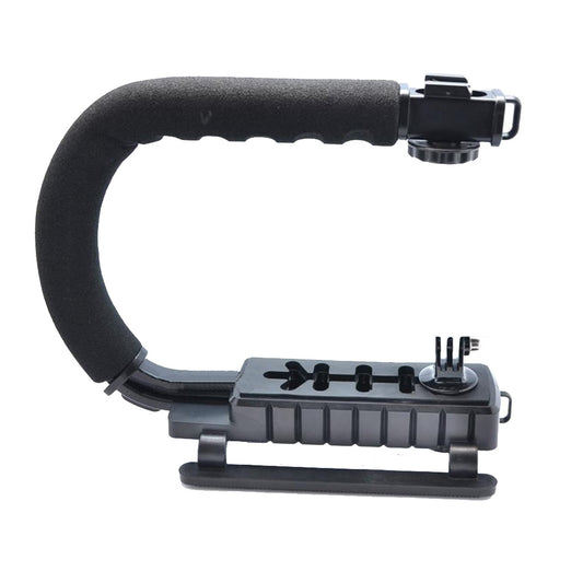 AT717 C-Shape Rig Handheld Stabilizer for GoPro Hero 6/5/4/3+, SJCAM SJ6000/SJ5000, DSLR Cameras
