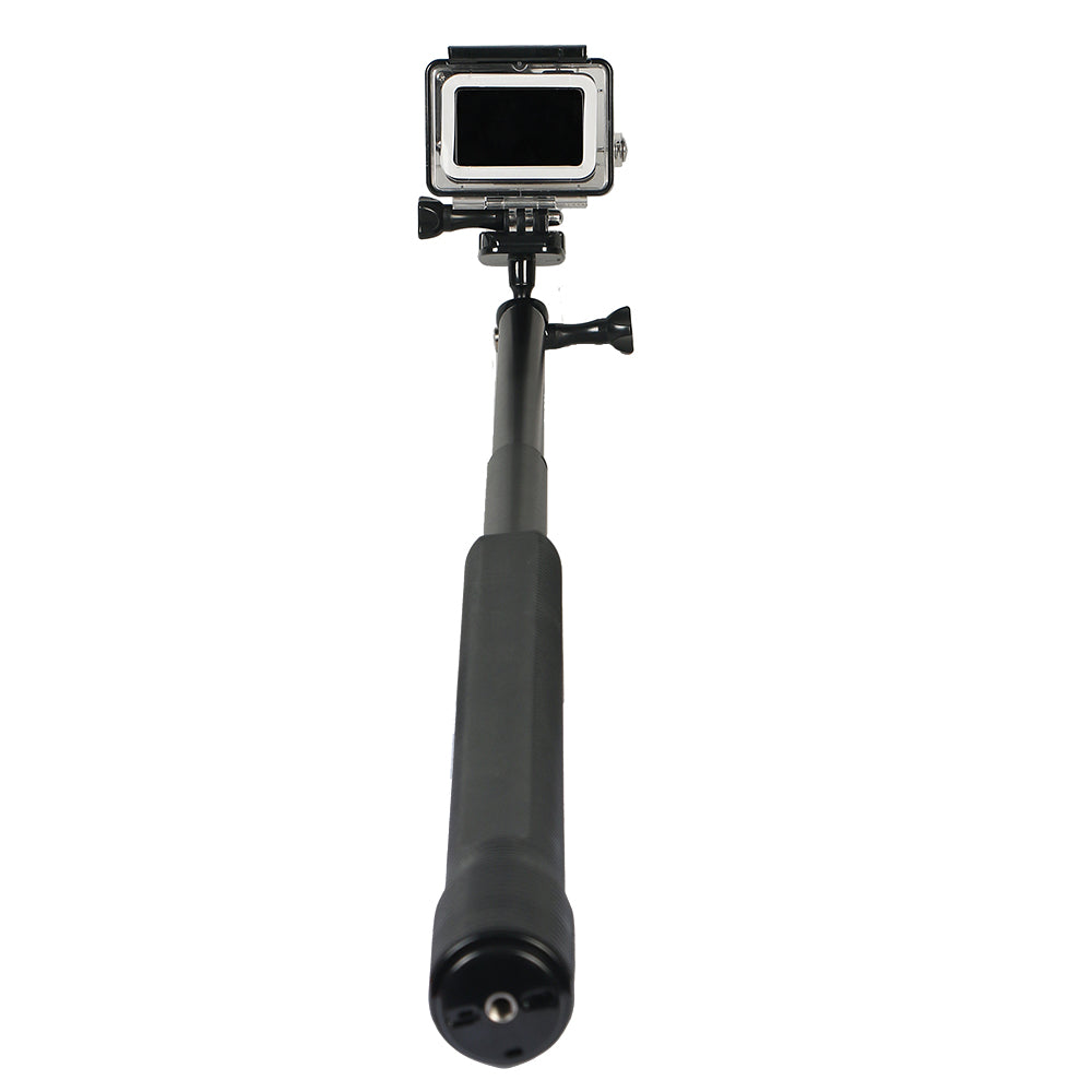 AT706 Aluminum Alloy Extension Pole Monopod Selfie Stick with Strap for GoPro Hero 4/3+/3/2/1/SJ4000/SJ5000/SJ6000/Xiaomi Yi/GoPro Hero4 Session/Hero 5/Hero 6