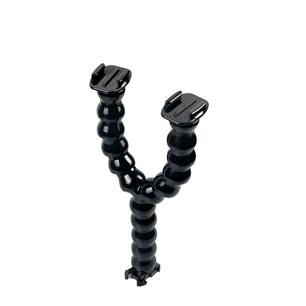 Dual Snake Arm Jaws Flex Clamp Mount for GoPro Hero 6/5/4 Session/4/3+/3/2/1, SJ4000/SJ5000/SJ6000, Xiaomi Yi