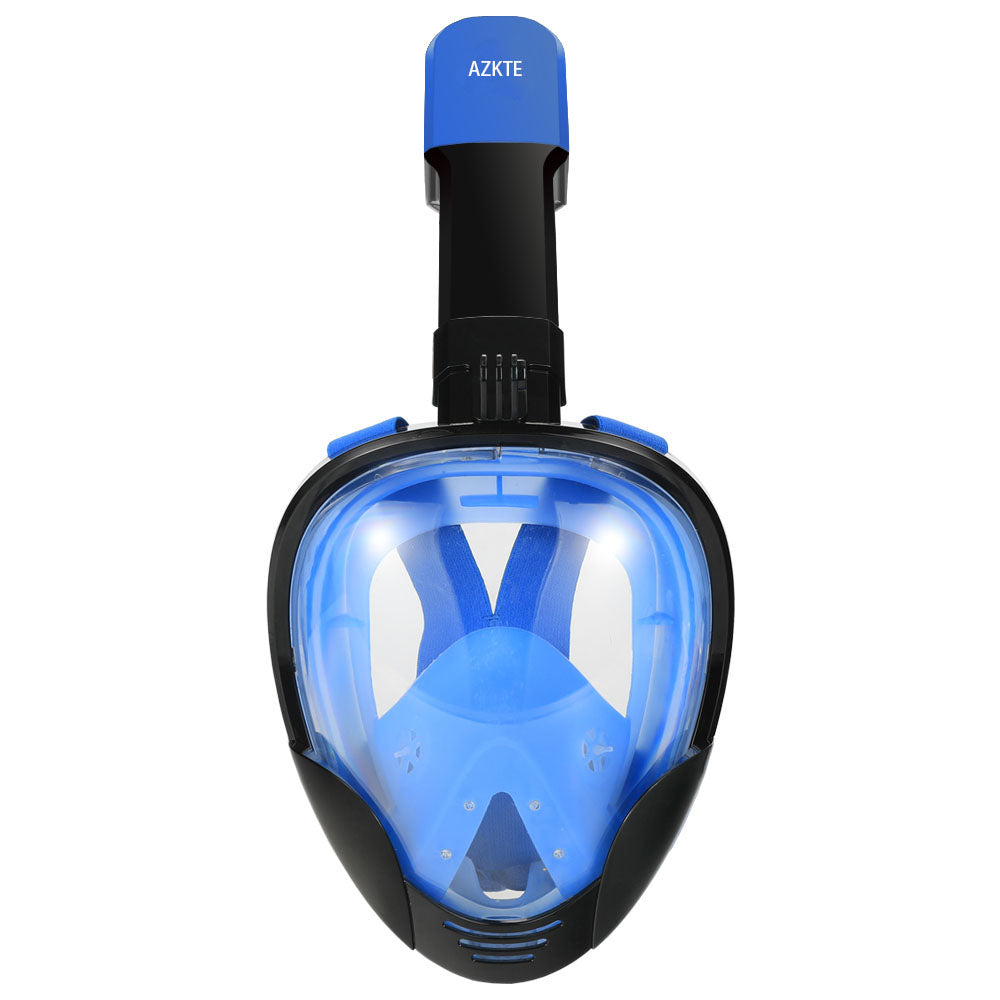 M8018 Anti-fog Double Channels Face Mask for GoPro/Xiaomi Yi etc - Blue / Size: S/M