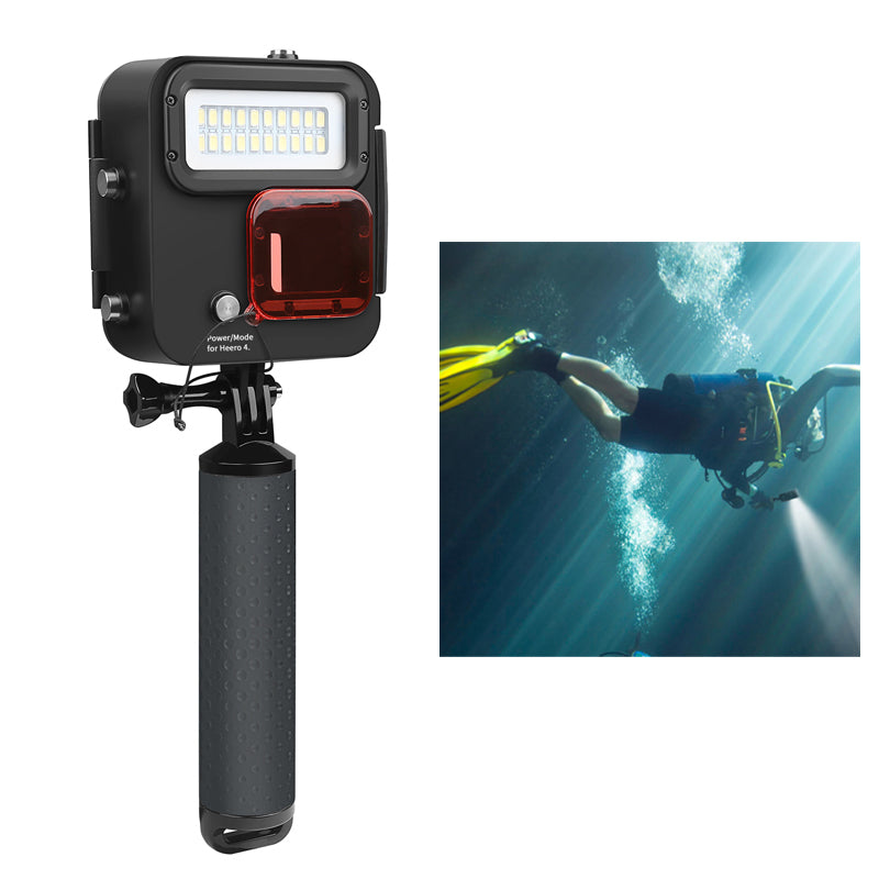 Shoot XTGP435 20 LEDs Kangaroo Diving Light Underwater 40M Protective Housing Case