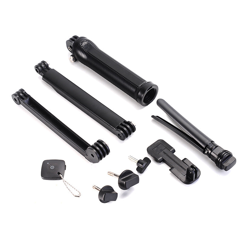 3-Way Hand Grip Arm Bluetooth Selfie Stick Tripod Mount Waterproof Monopod for GoPro 6/5/4+/3+ etc.