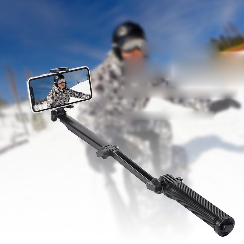 3-Way Hand Grip Arm Bluetooth Selfie Stick Tripod Mount Waterproof Monopod for GoPro 6/5/4+/3+ etc.