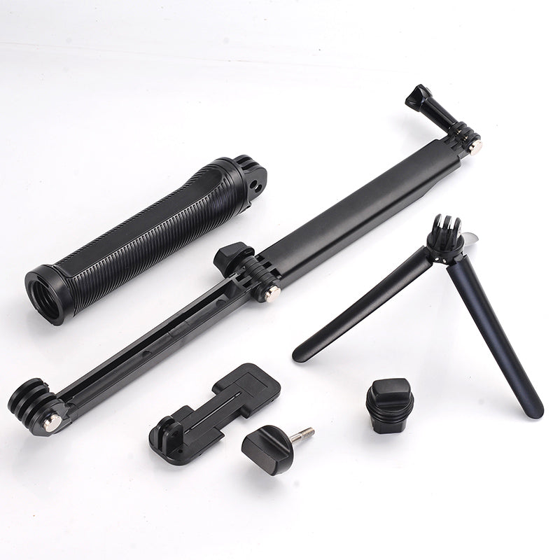 3-Way Hand Grip Arm Bluetooth Selfie Stick Tripod Mount Waterproof Monopod for GoPro 6/5/4+/3+ etc.