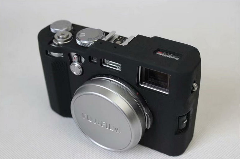 Soft Silicone Camera Protection Case for Fujifilm X100F - Black