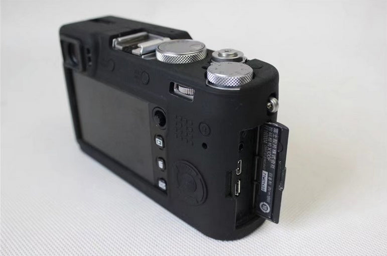 Soft Silicone Camera Protection Case for Fujifilm X100F - Black