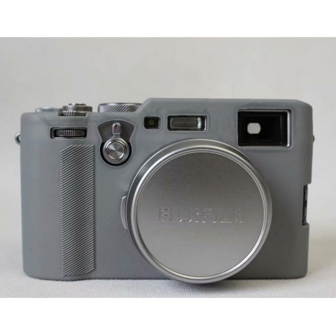Soft Silicone Camera Protective Cover for Fujifilm X100F - Grey
