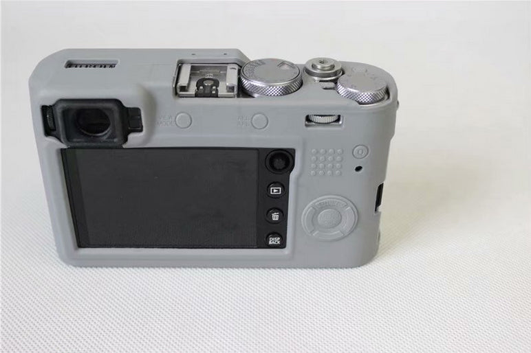 Soft Silicone Camera Protective Cover for Fujifilm X100F - Grey
