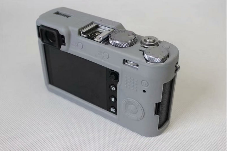 Soft Silicone Camera Protective Cover for Fujifilm X100F - Grey