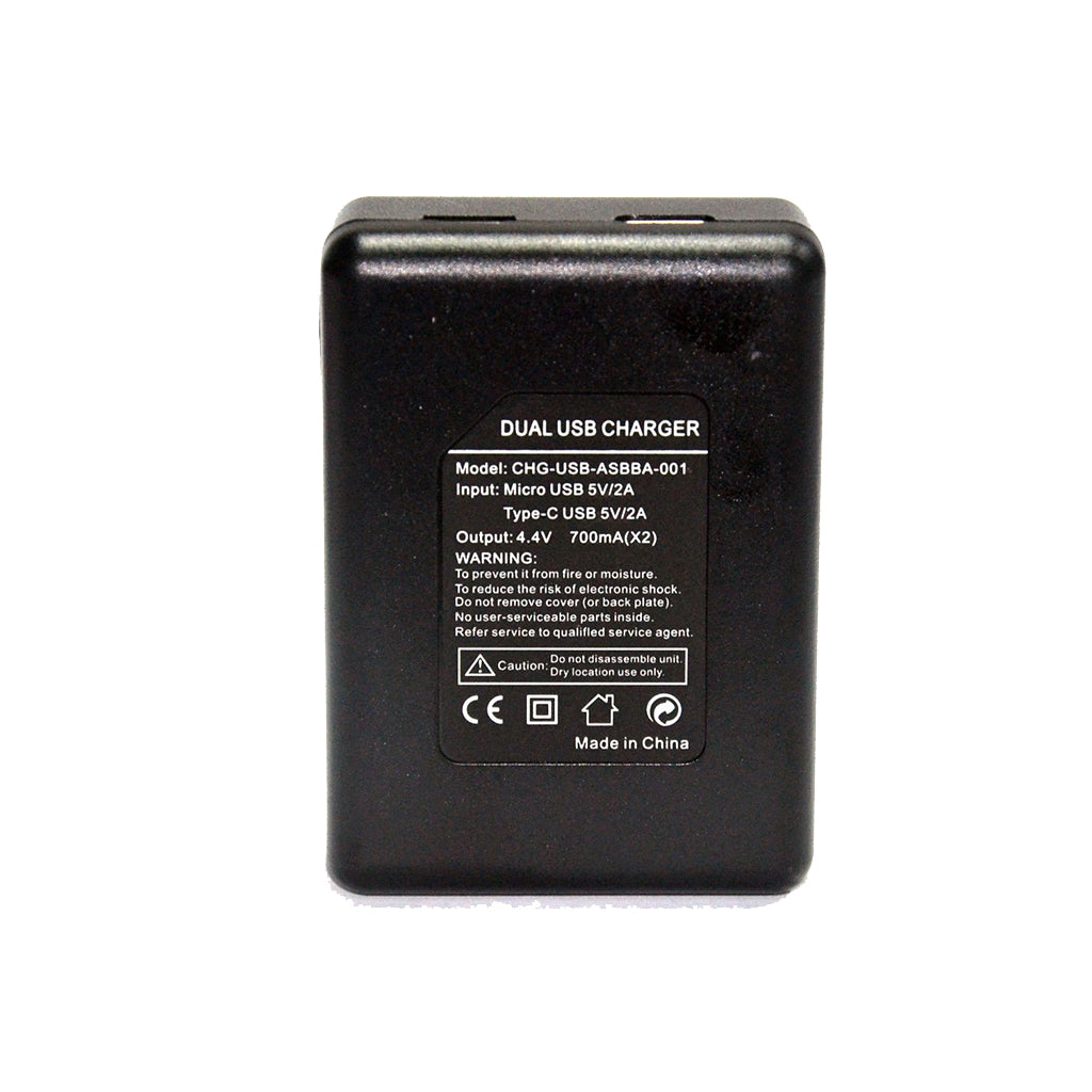 Dual Battery USB Charger Dock for GoPro Fusion Sports Action Camera