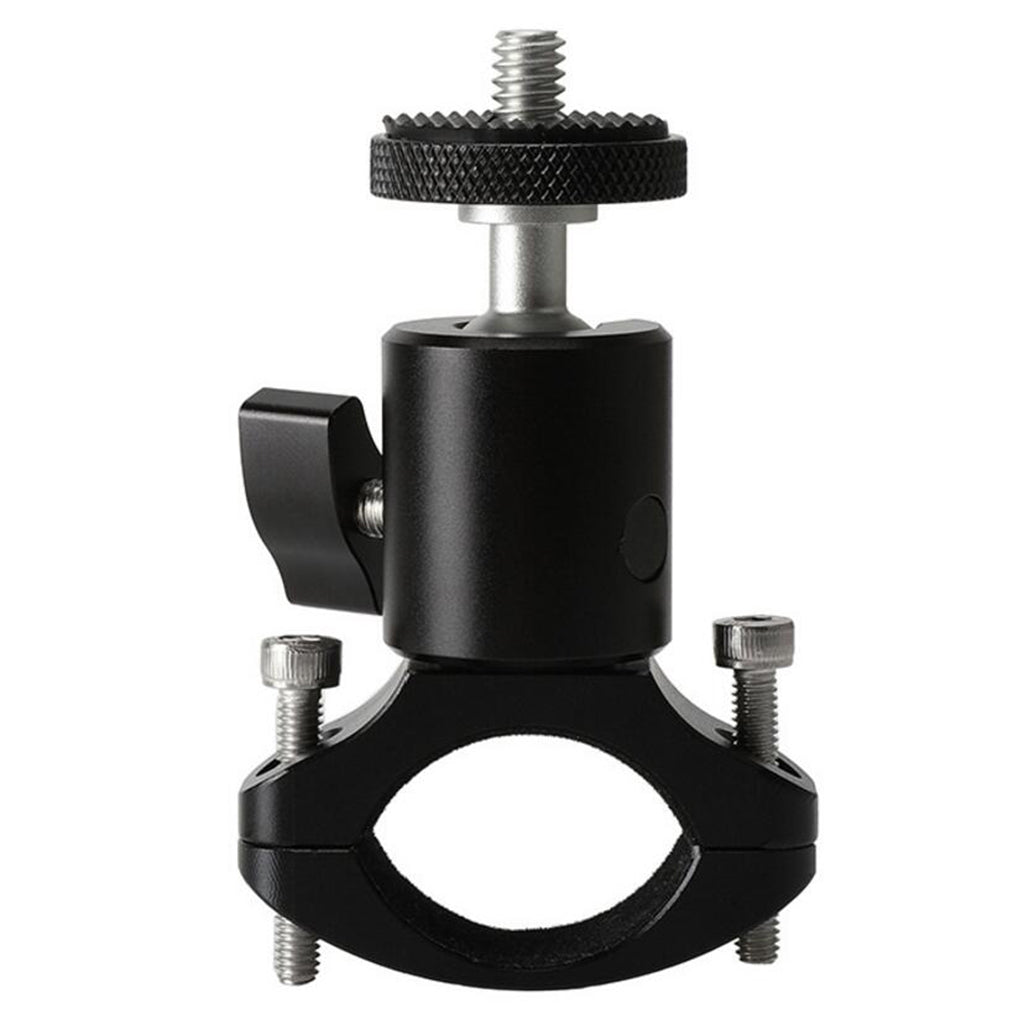 AT756 360-degree Rotatable PTZ Bike Handlebar Mount with 1/4 Screw + Tripod Mount Adapter for GoPro, SJCMA, Xiaomi Yi