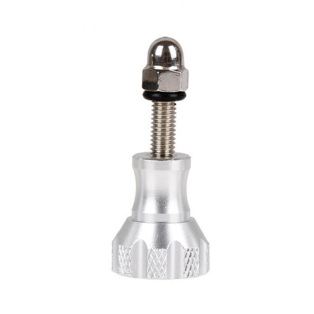 AT768 Metal Tripod Mount Adapter + Thumb Screw Kit for GoPro, SJCMA, Xiaomi Yi - Silver