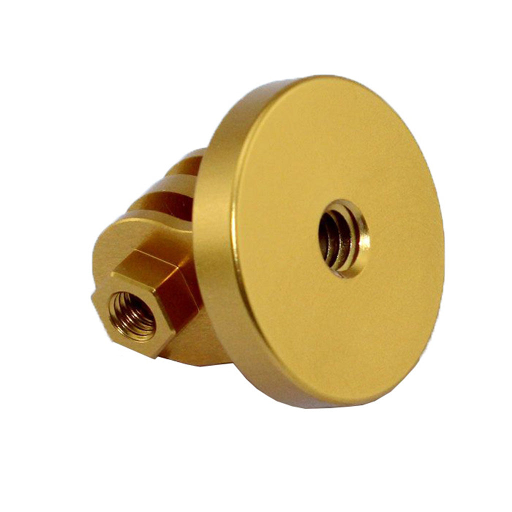 AT768 Metal Tripod Mount Connector + Thumb Screw for GoPro, SJCMA, Xiaomi Yi - Gold