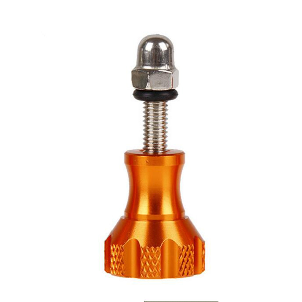 AT768 Metal Tripod Mount Connector + Thumb Screw for GoPro, SJCMA, Xiaomi Yi - Gold