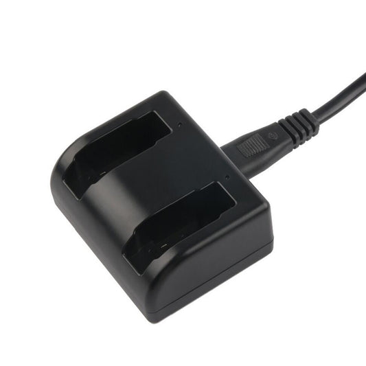 AT766 2-Slot Battery Charger with Micro USB/Type C Port for GoPro Fusion Camera