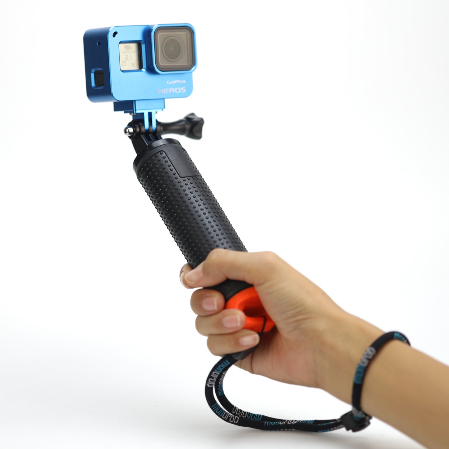 AT660 Ultra-thin Aluminum Alloy Protective Case for GoPro Hero 6 / Hero 5 Black - Blue