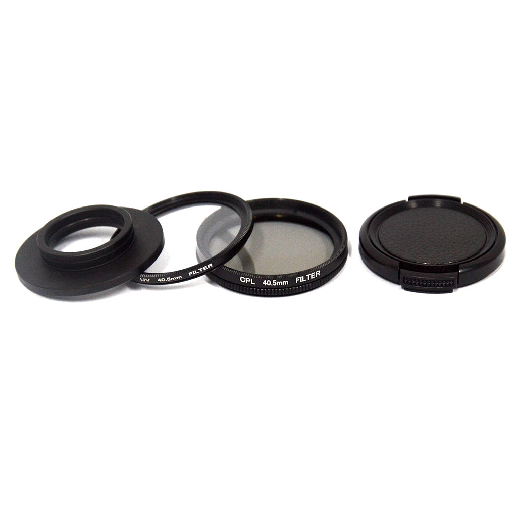 40.5mm UV/CPL Filter Lens Kit for SJCAM SJ8 Air / SJ8 Plus / SJ8 Pro Action Camera