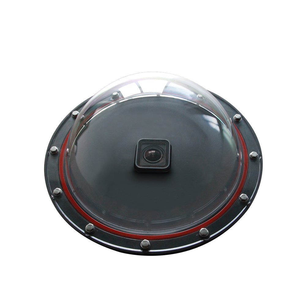 Uniqkart Waterproof Housing Diving Mask Diving Dome Port for GoPro Hero 6/5