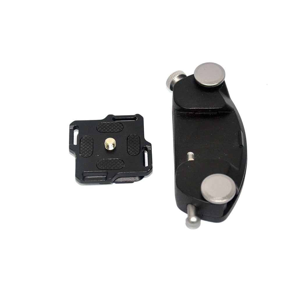 AT781 Metal Backpack Clamp Mount for GoPro, SJCAM, Xiaomi Yi, SLR Cameras - Silver
