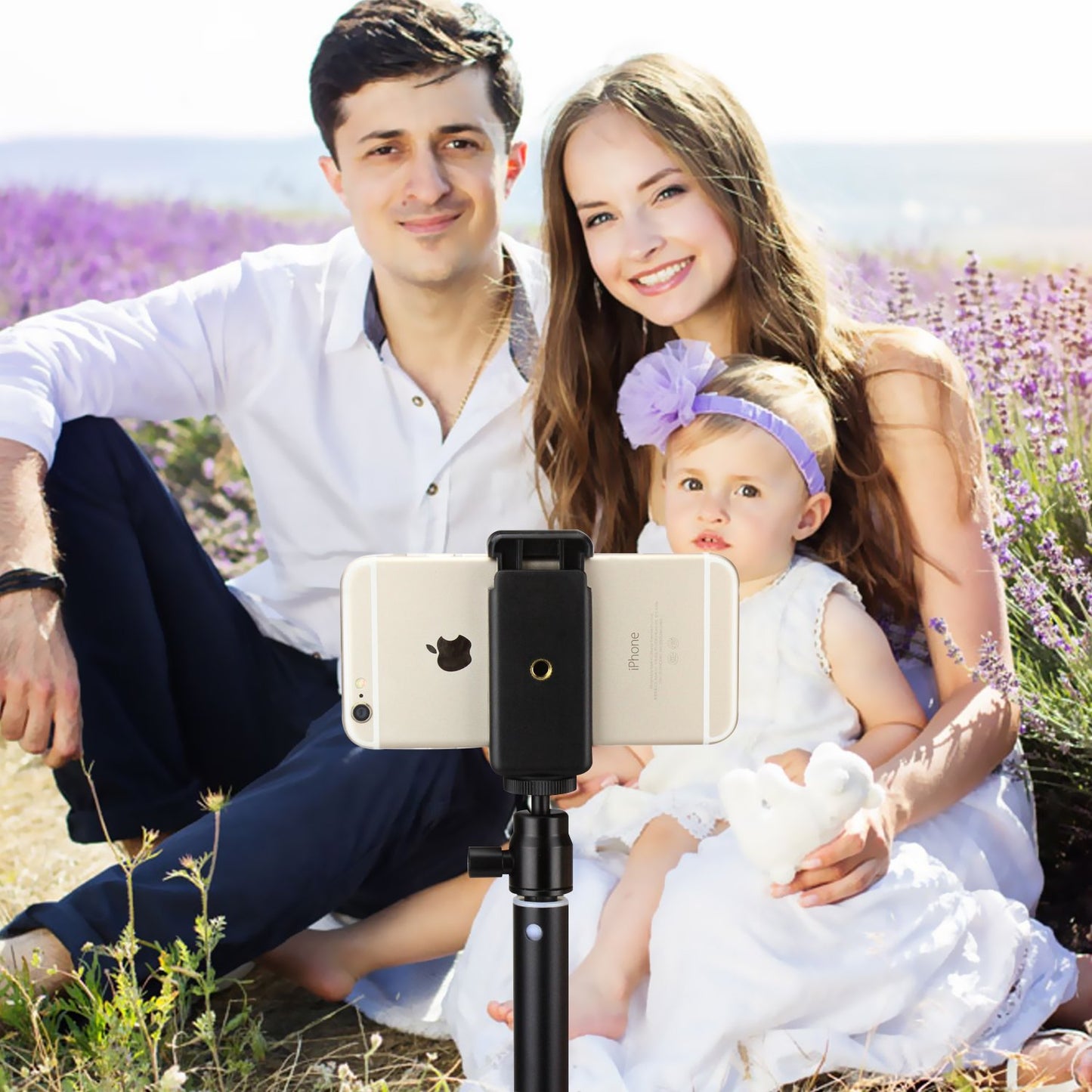 LDX-801 Extendable Hand Grip Monopod Adjustable Pole Handle for Action Camera