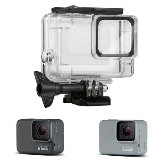 Waterproof Housing Case + Anti Fog Inserts for GoPro Hero7 Silver / White