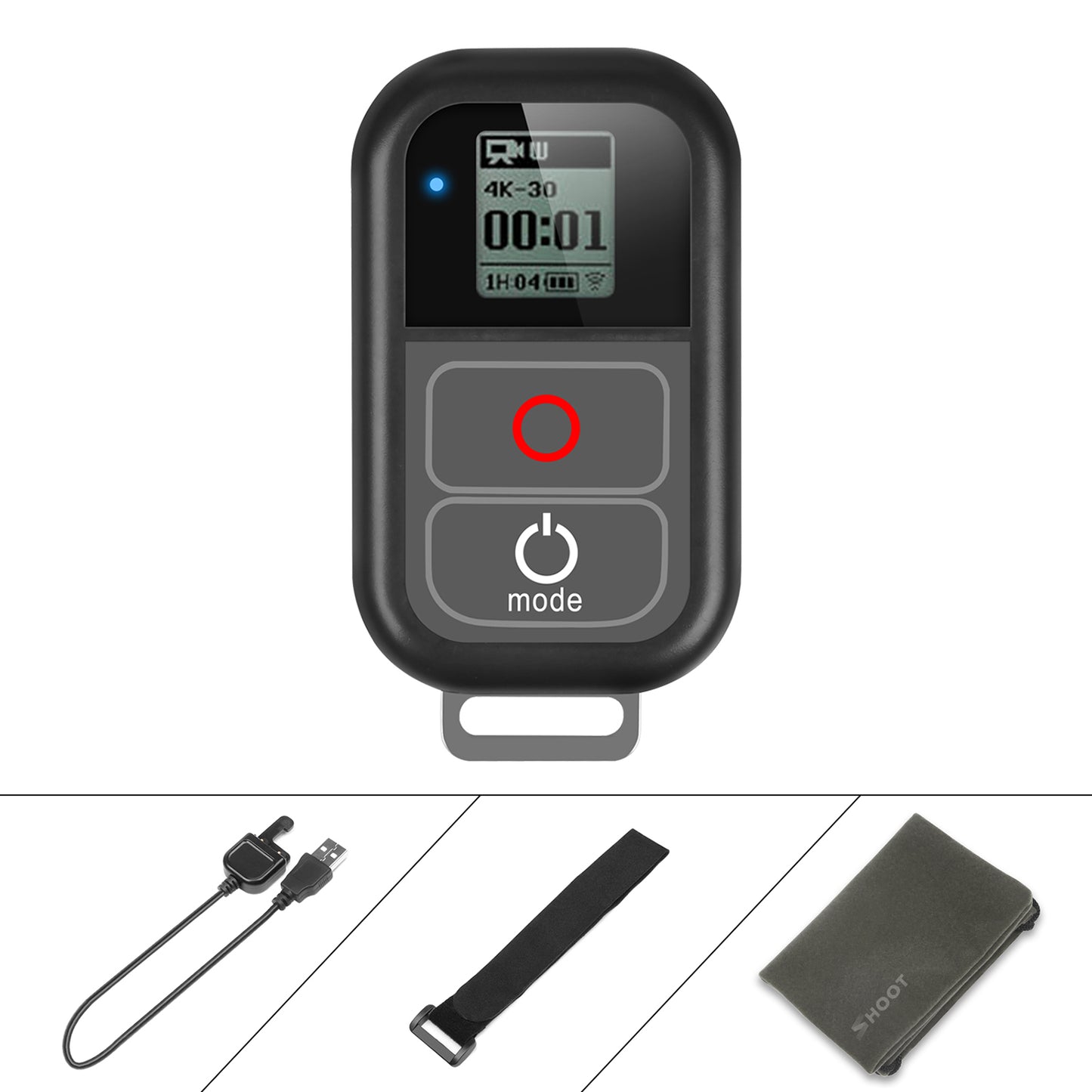 Waterproof Smart WiFi Remote Control for GoPro Hero 7/6/5/4