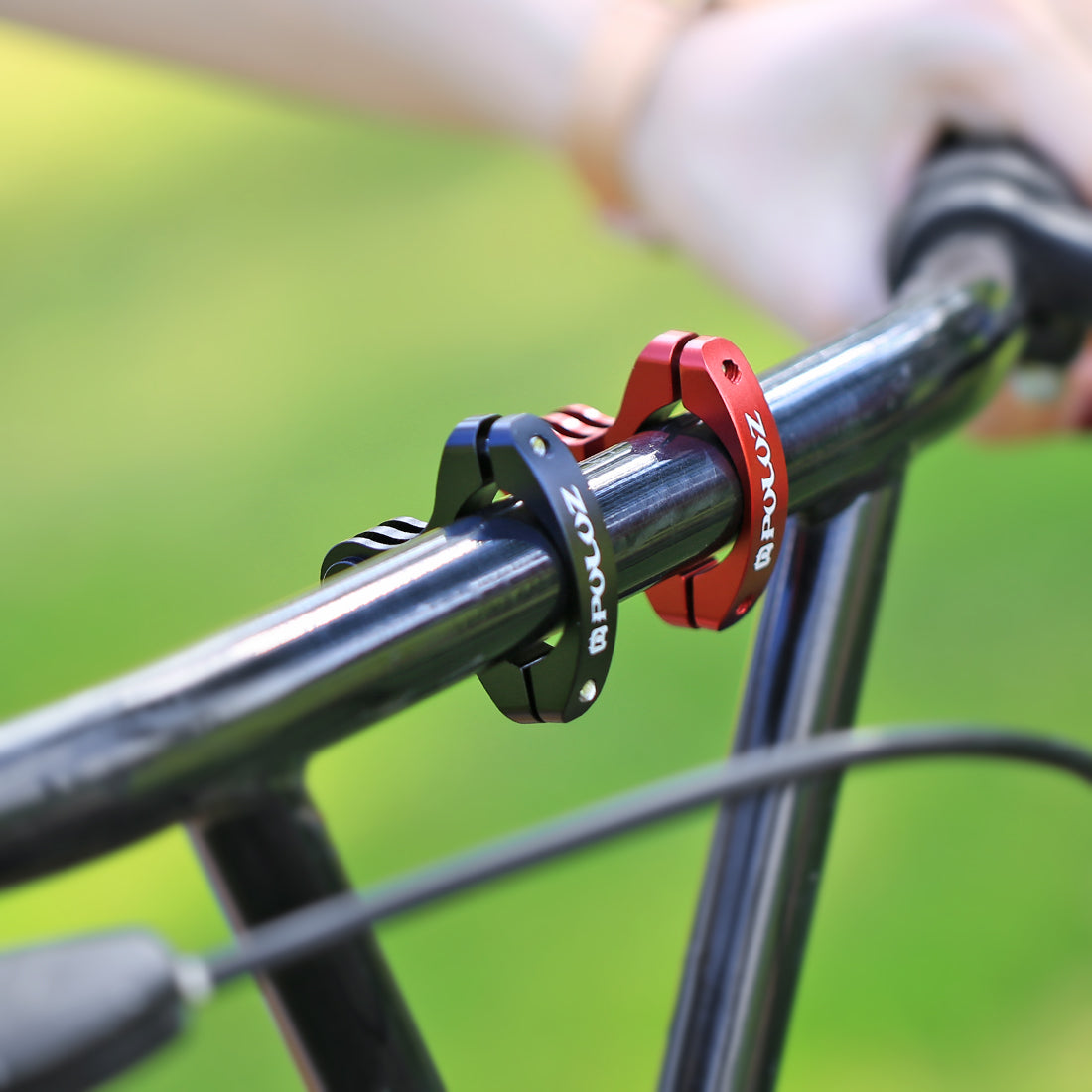 Puluz PU193 Aluminum Alloy O Shape Bicycle Bracket Bike Handlebar Mount for Gopro Hero 5 /4 /3+ /3 /2 /1 - Black