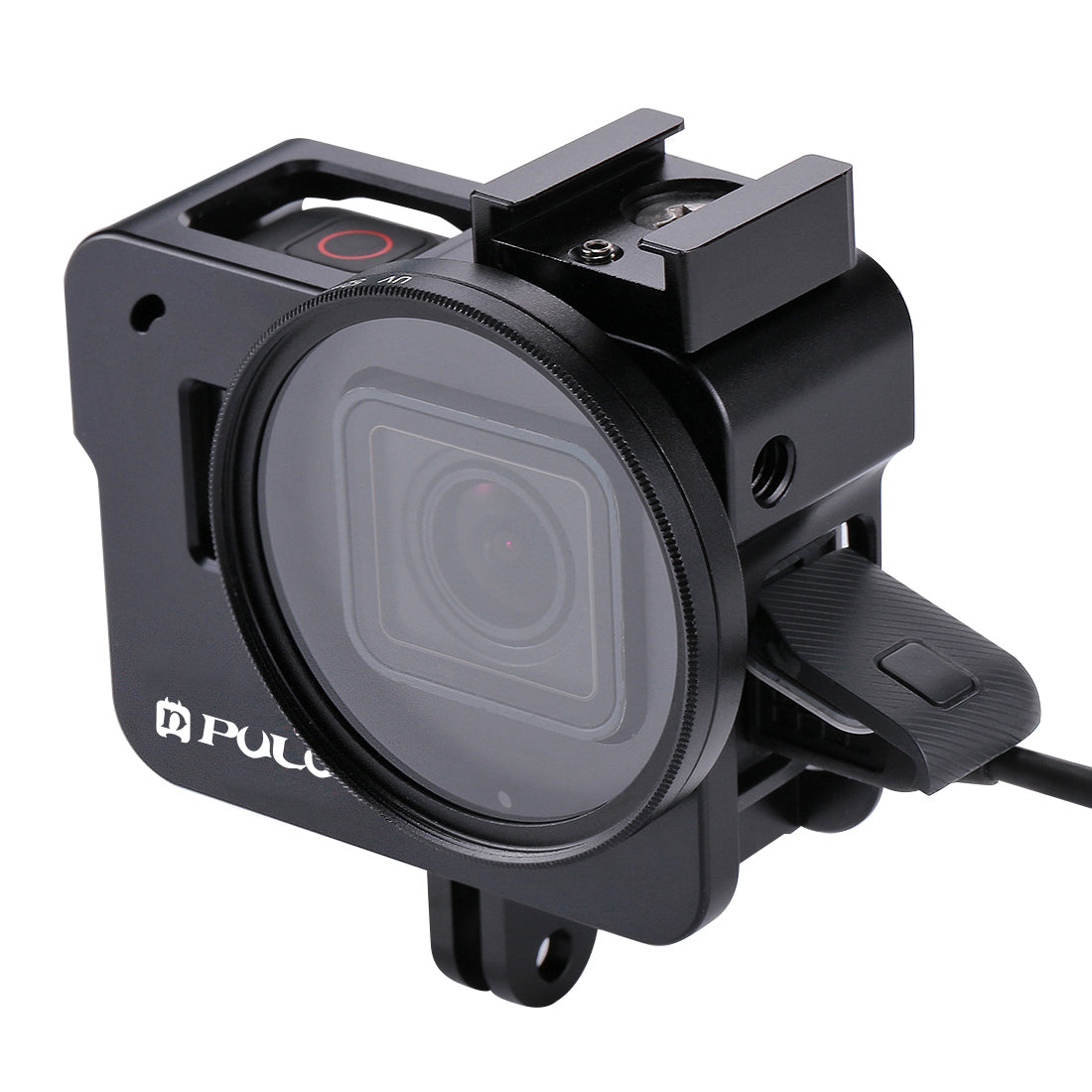 PULUZ PU183 Aluminium Alloy Protective Frame Housing Case for GoPro Hero5 - Black