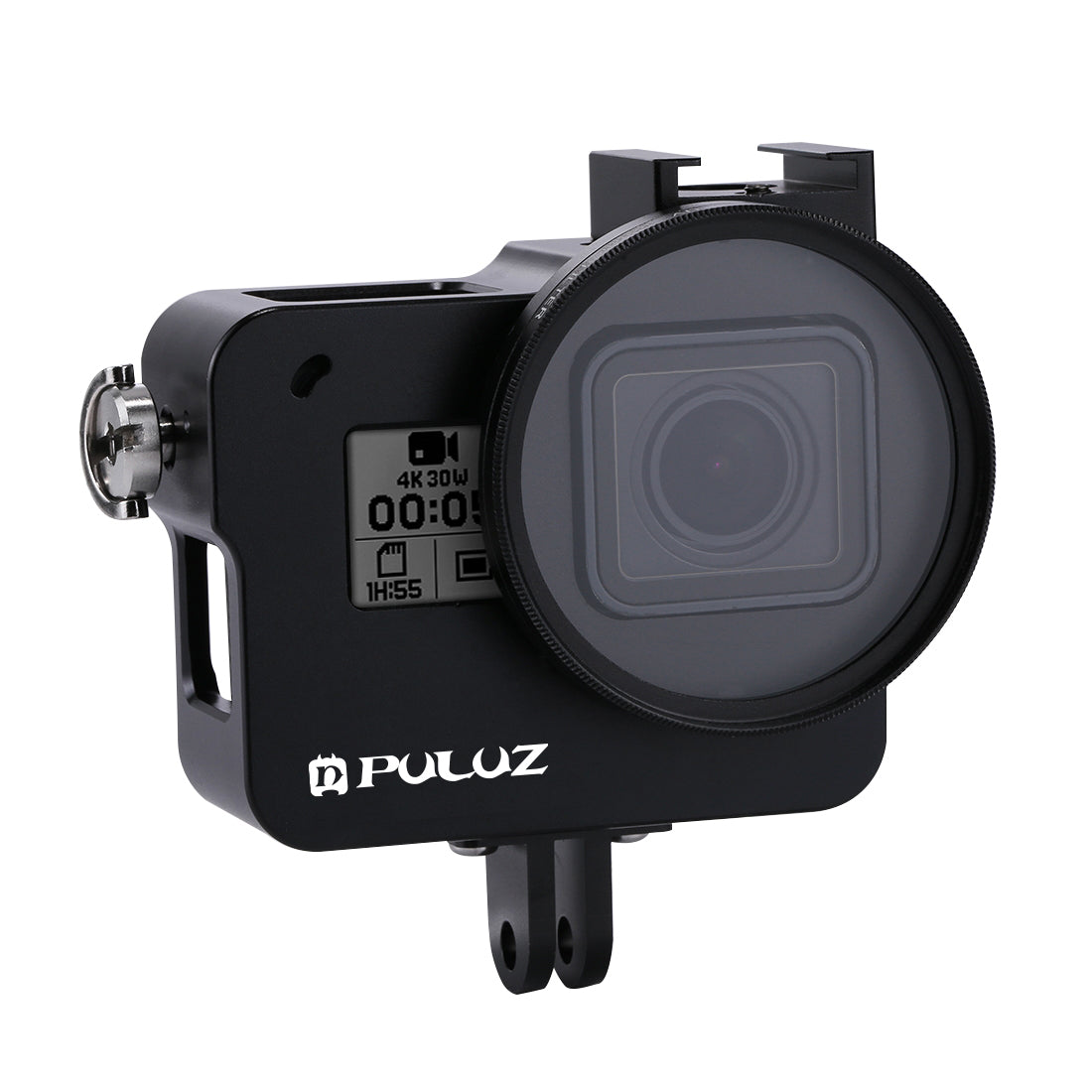 PULUZ PU183 Aluminium Alloy Protective Frame Housing Case for GoPro Hero5 - Black
