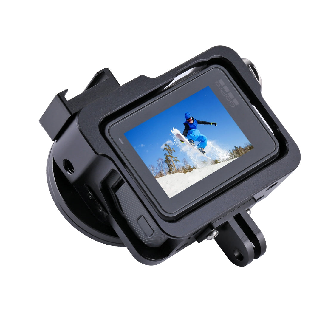 PULUZ PU183 Aluminium Alloy Protective Frame Housing Case for GoPro Hero5 - Black