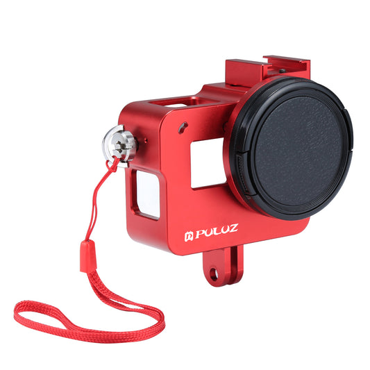 PULUZ PU183 Aluminium Alloy Protective Frame Housing Case for GoPro Hero5 - Red