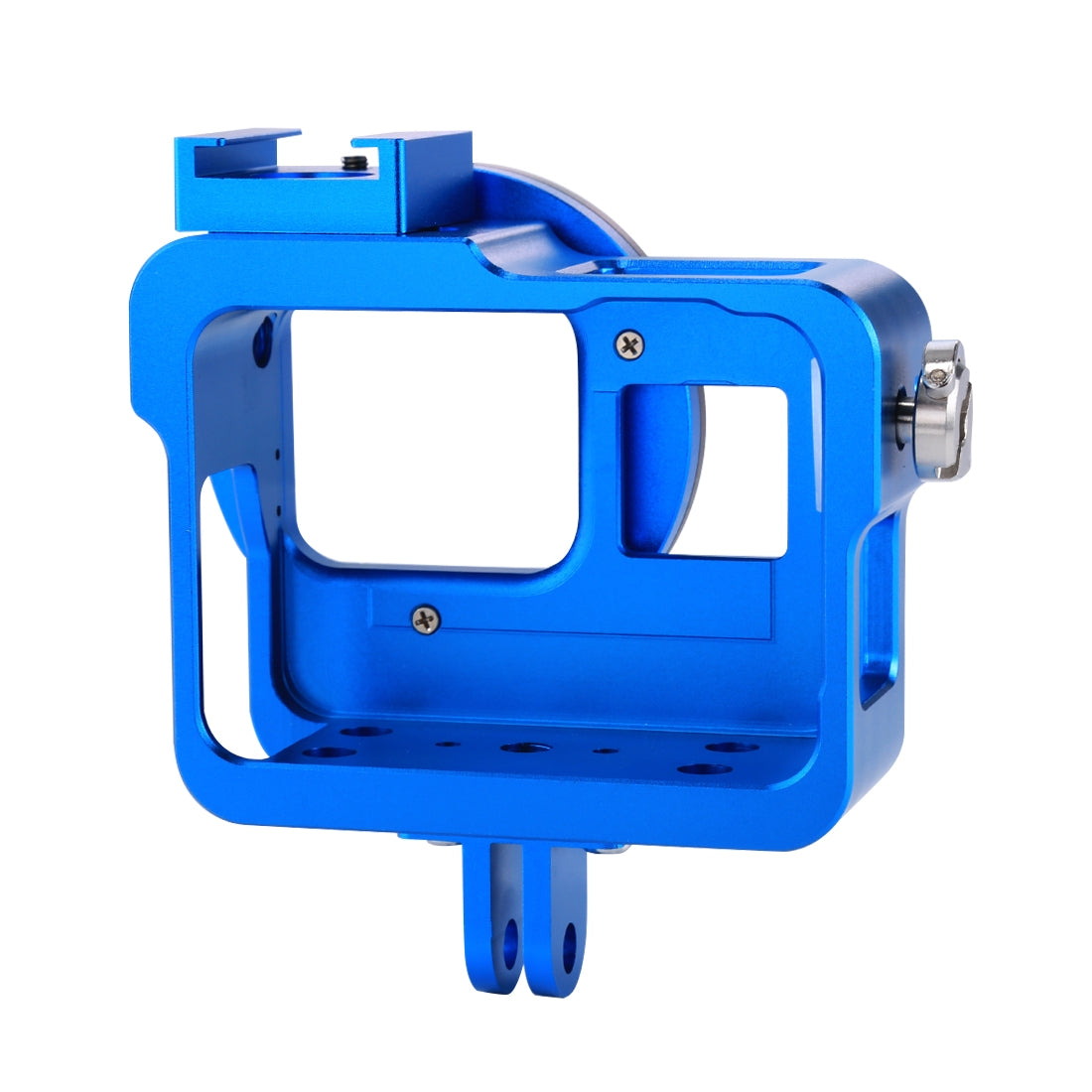 PULUZ PU183 Aluminium Alloy Protective Frame Housing Case for GoPro Hero5 - Blue