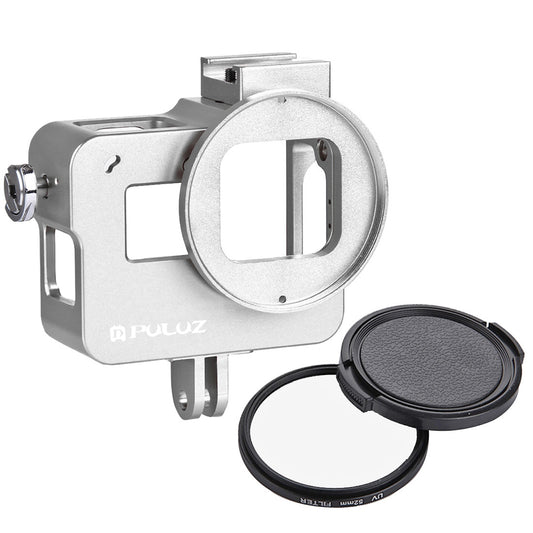PULUZ PU183 Aluminium Alloy Protective Frame Housing Case for GoPro Hero5 - Silver