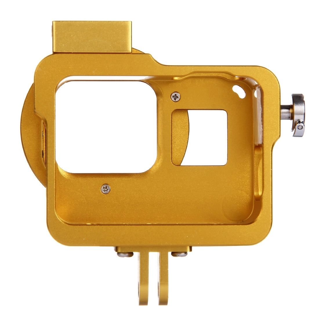 PULUZ PU183 Aluminium Alloy Protective Frame Housing Case for GoPro Hero5 - Yellow