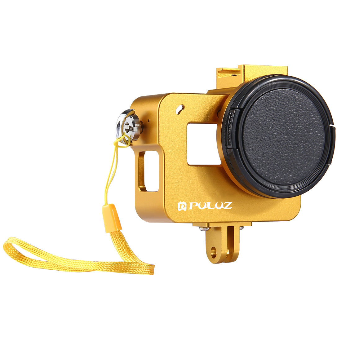 PULUZ PU183 Aluminium Alloy Protective Frame Housing Case for GoPro Hero5 - Yellow