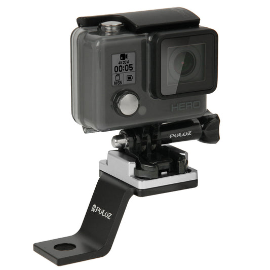 Puluz PU171 Aluminum Alloy Bicycle Bike Handlebar Bracket Mount for GoPro Hero5 /4 /3+ /3 /2 /1 - Silver