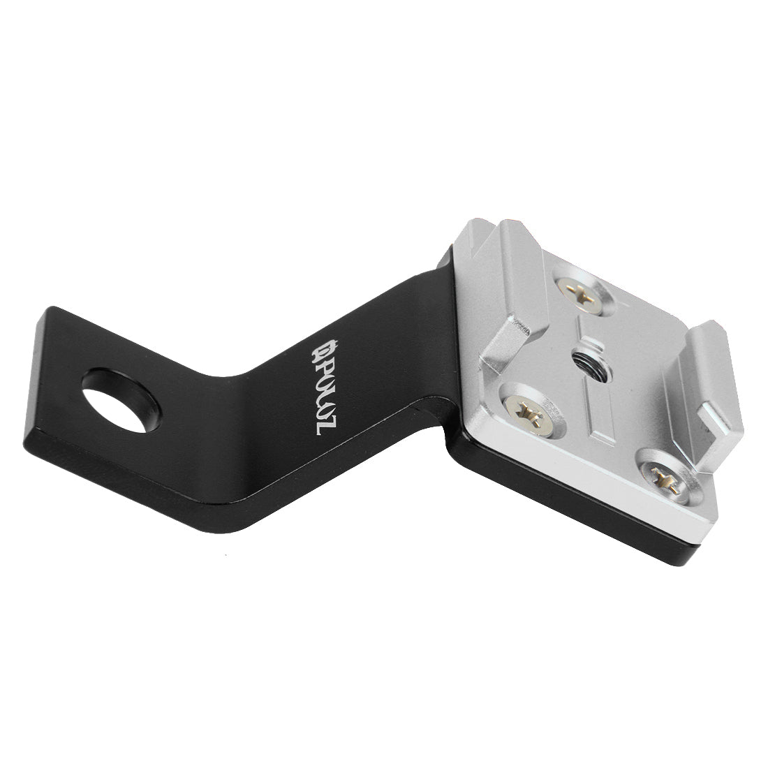 Puluz PU171 Aluminum Alloy Bicycle Bike Handlebar Bracket Mount for GoPro Hero5 /4 /3+ /3 /2 /1 - Silver